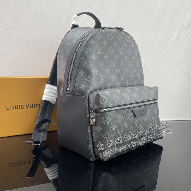 Lv路易威登2023專櫃新款Discovery小號雙肩包 LV黑花男士雙肩後背包 M22558 ydh5139